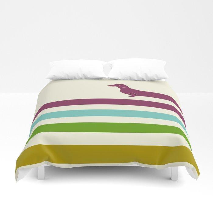 (Very) Long Dachshund Duvet Cover