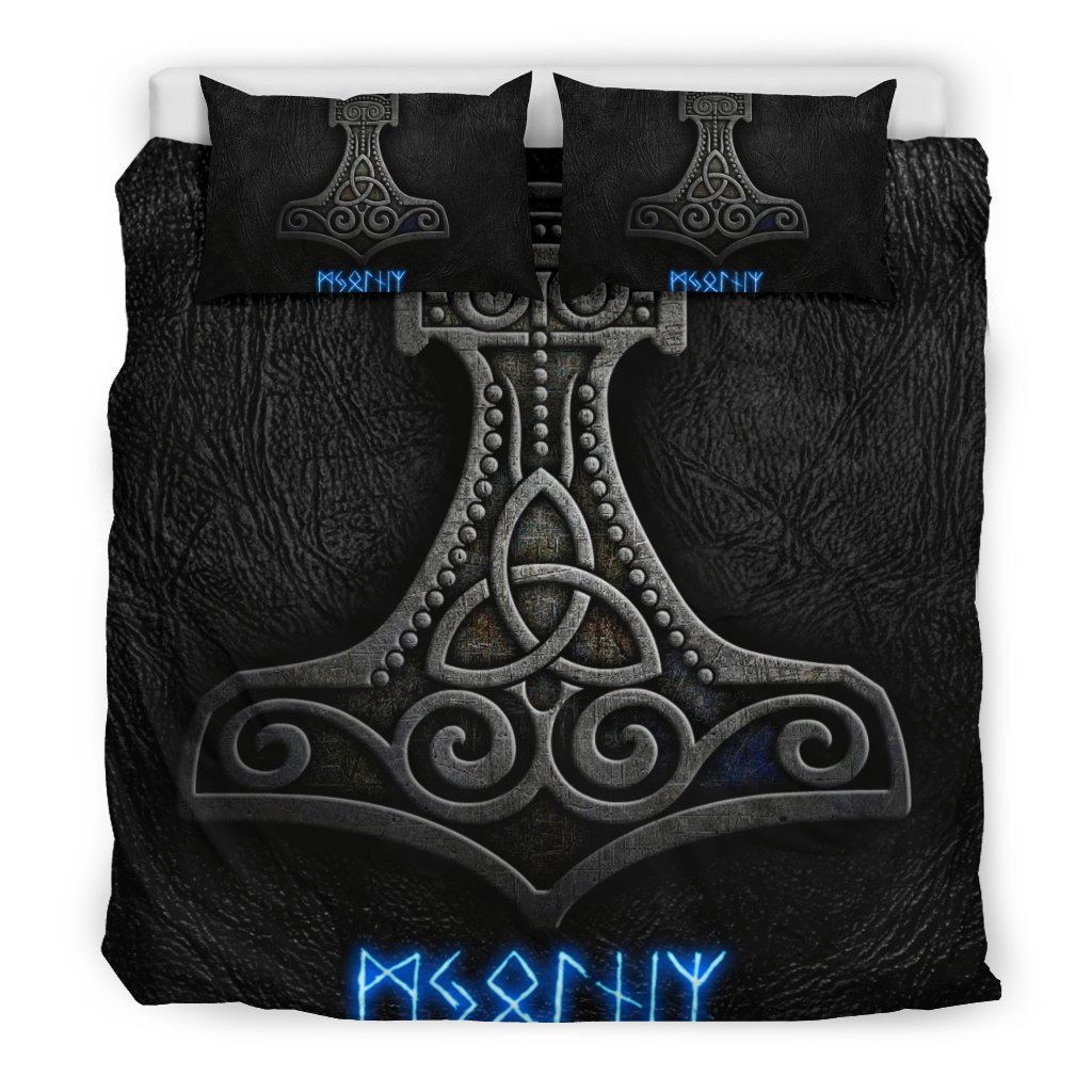 Viking Mjolnir 3D Customized Duvet Cover Bedding Sets