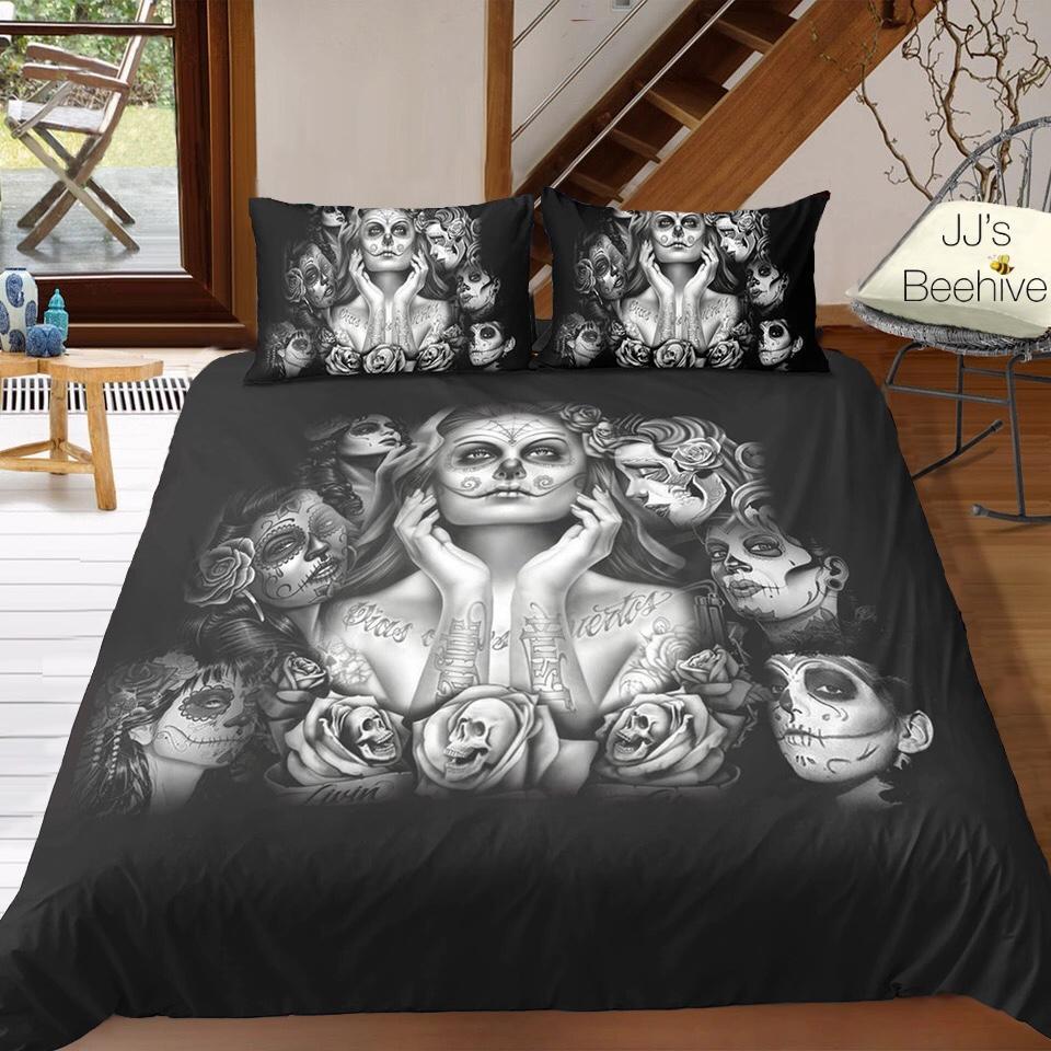 Voodoougarkulls 3D Customized Duvet Cover Bedding Sets