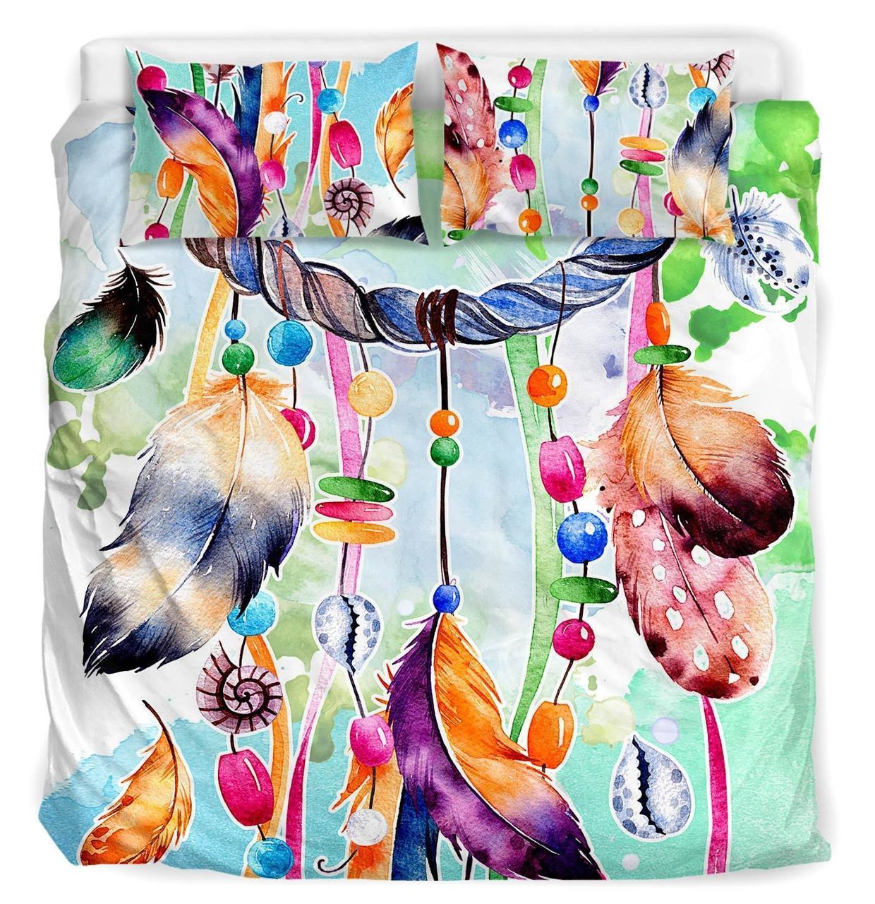Watercolor Dreamcatcher Bedding Set