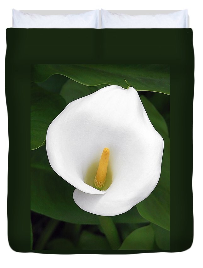 White Calla Lily 3D Customized Duvet Cover Bedding Sets