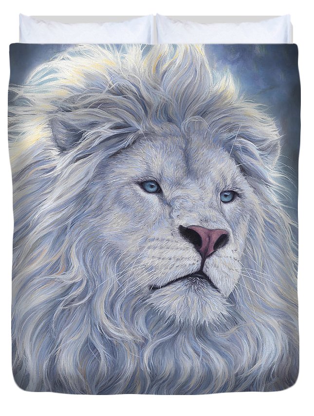 White Lion 3D Customized Duvet Cover Bedding Sets