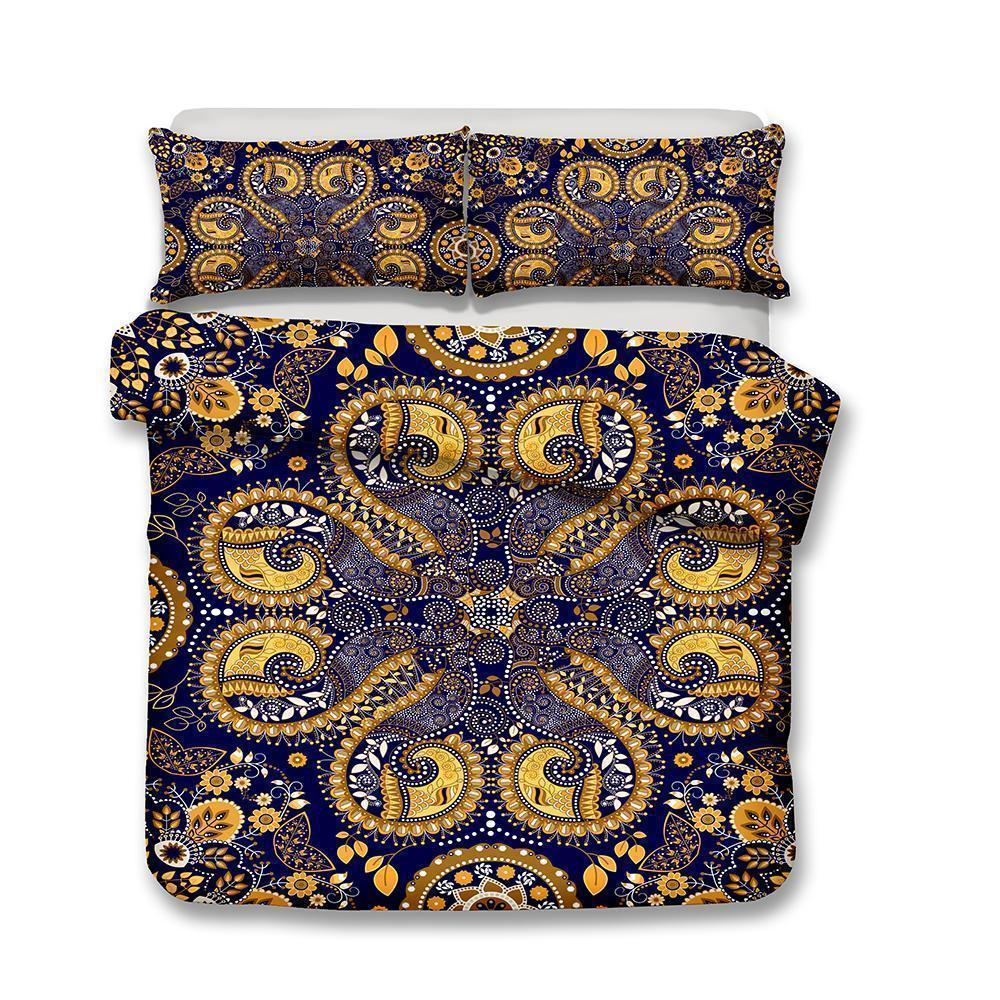 Wholesale New Design Print Bedding Bohemia Green Theme Bedding Sets Bohemian Comforter Boho Bedspreads