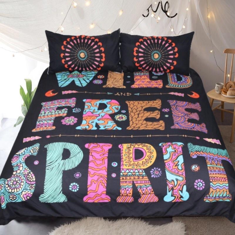 Wild Freepirit 3D Customized Duvet Cover Bedding Sets