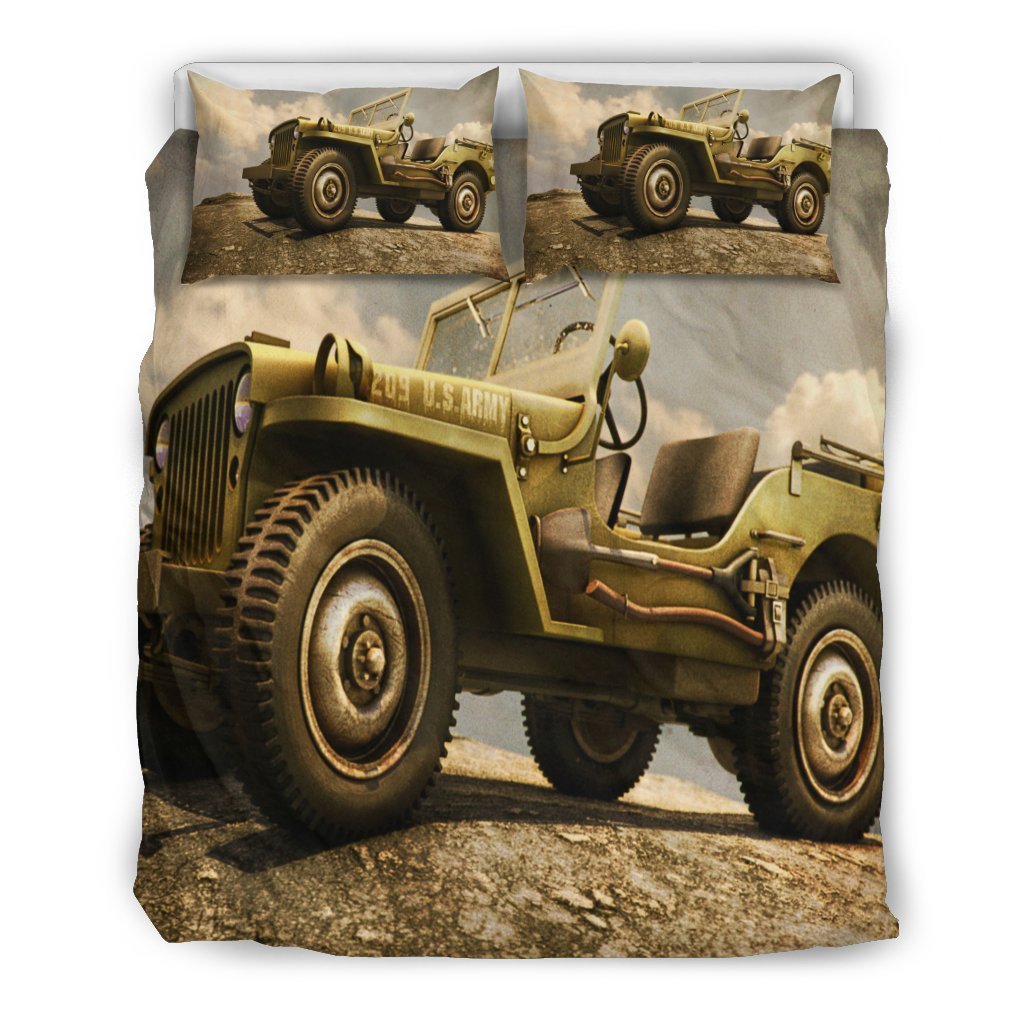 Willys Jeep Duvet Cover Set