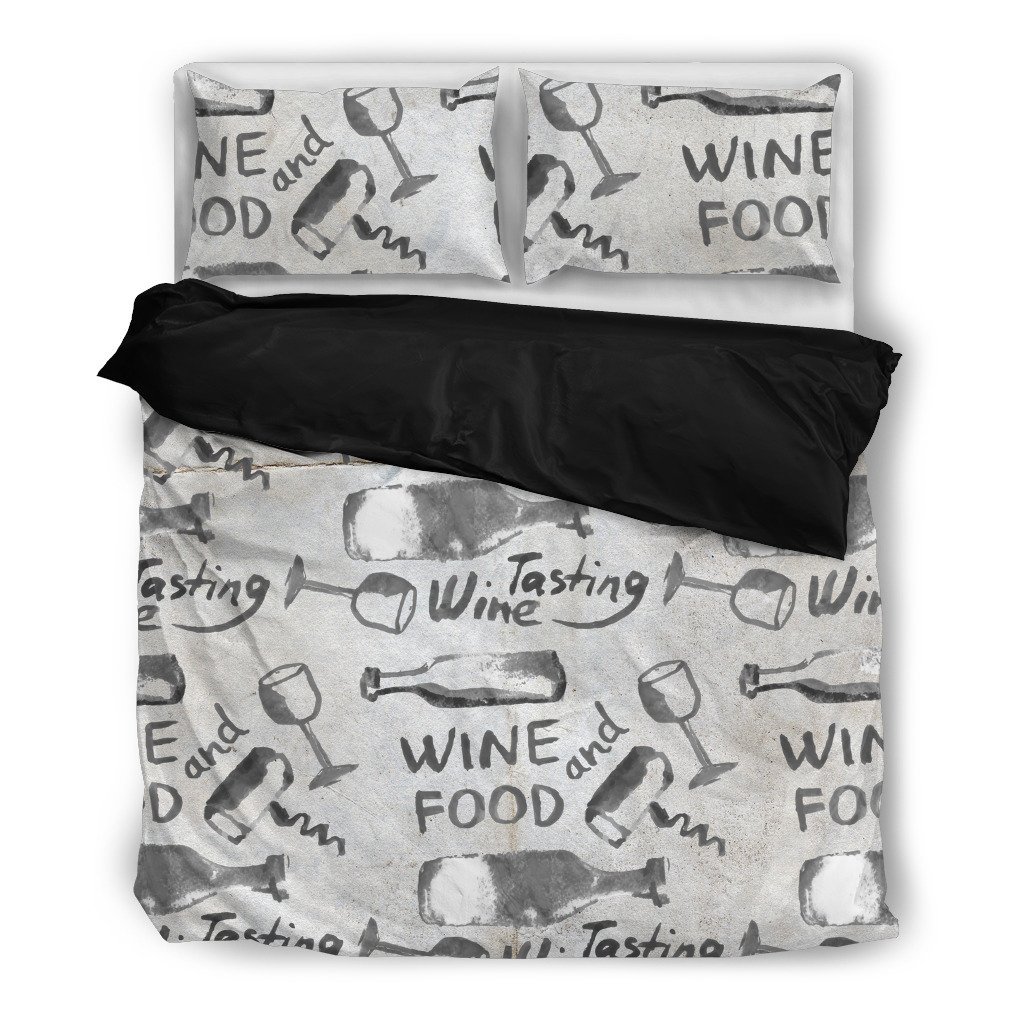 Wine And Food 3D Customized Duvet Cover Bedding Sets