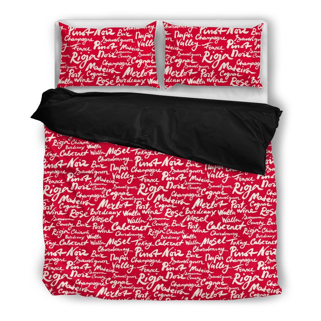 Wine Collection 3D Customized Duvet Cover Bedding Sets