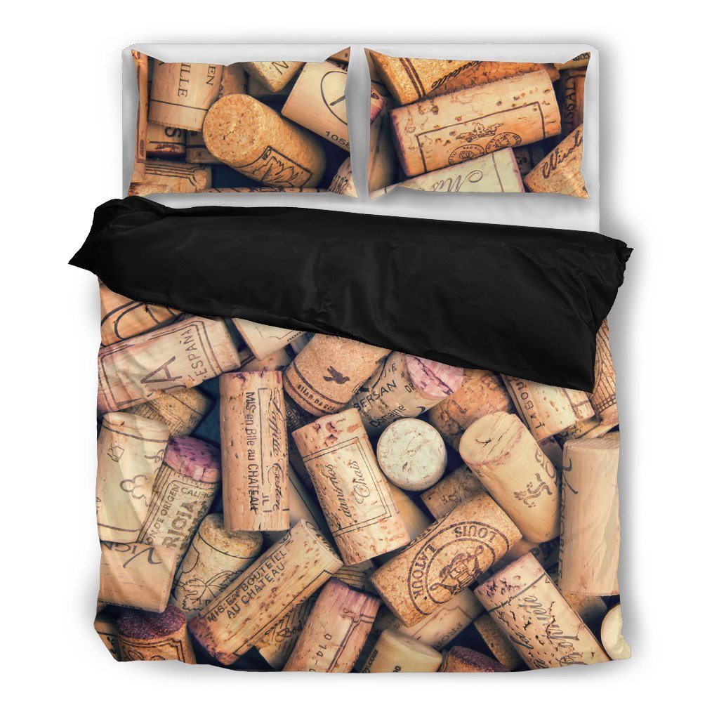 Wine Corks 3D Customized Duvet Cover Bedding Sets