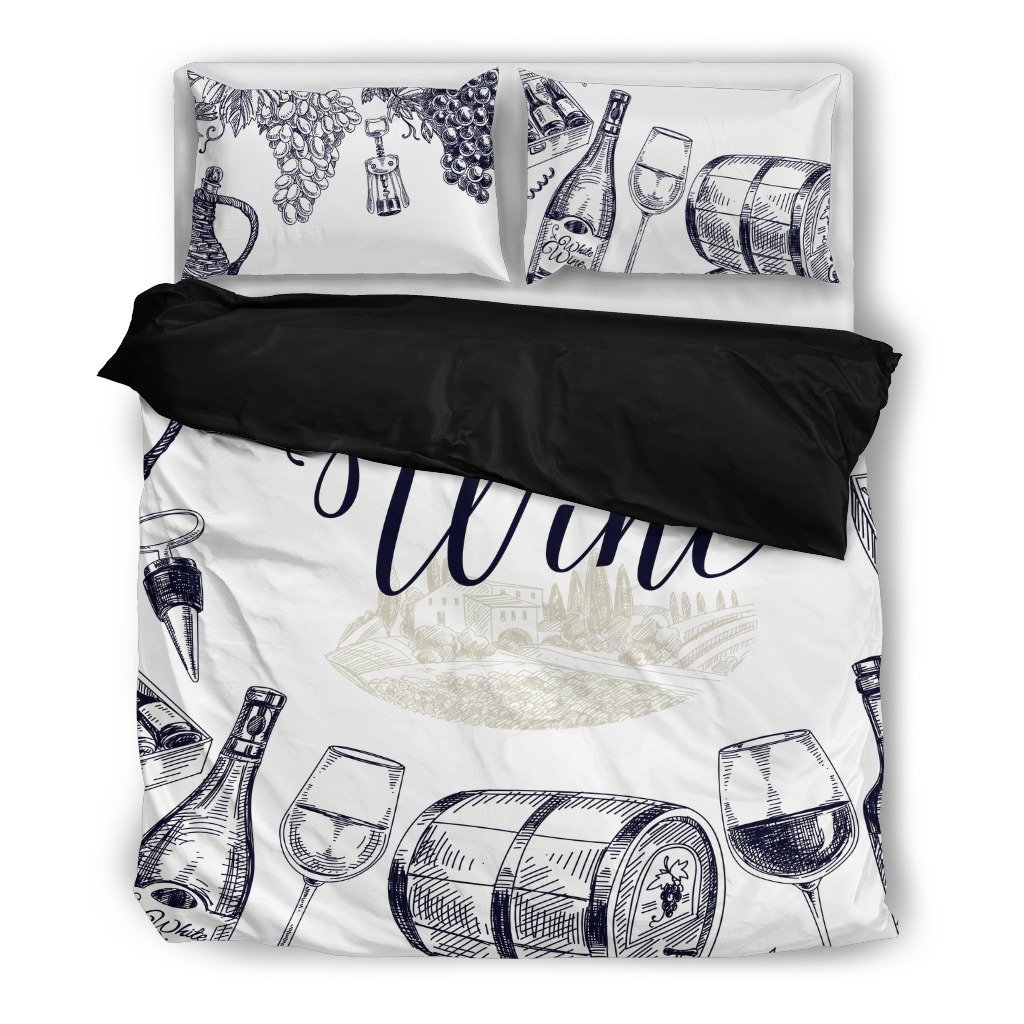 Wine k ch 3D Customized Duvet Cover Bedding Sets
