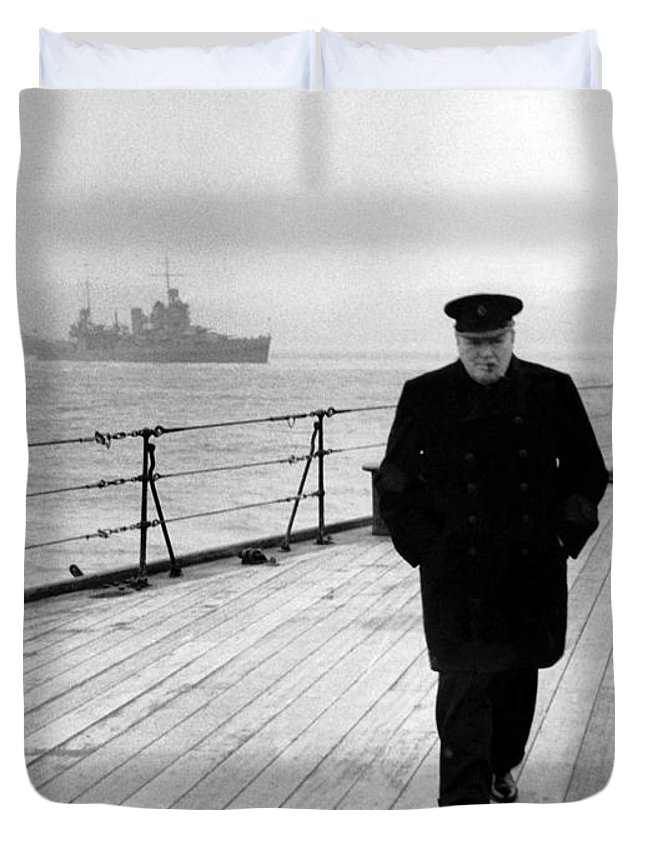 Winston Churchill At Sea 3D Customized Duvet Cover Bedding Sets
