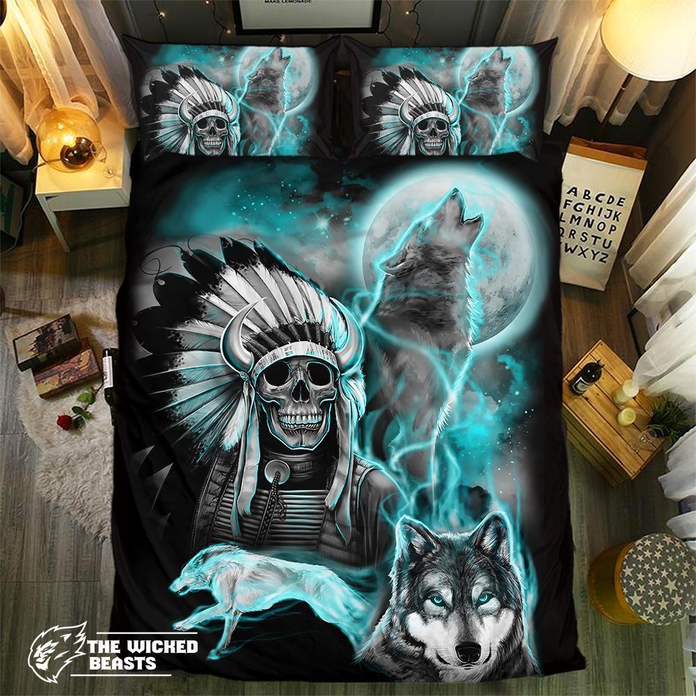 Wolf And Nativekullpirit 092113D Customized Duvet Cover Bedding Sets