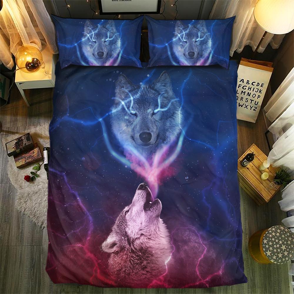 Wolf Breathepirit 092153D Customized Duvet Cover Bedding Sets