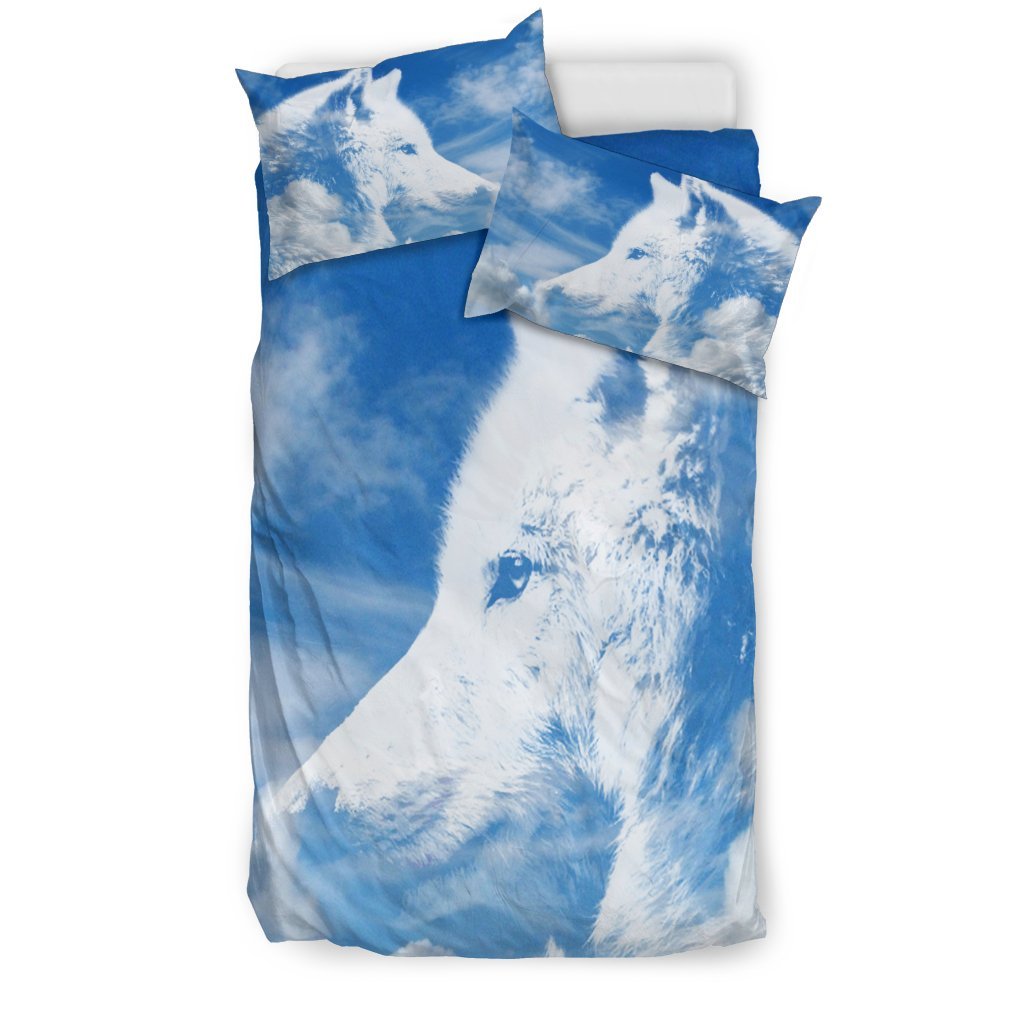 Wolf Clouds 3D Customized Duvet Cover Bedding Sets