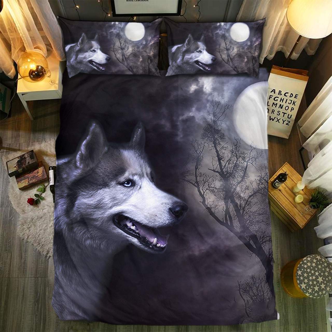 WOLF COLLECTION 0828183D Customized Duvet Cover Bedding Sets