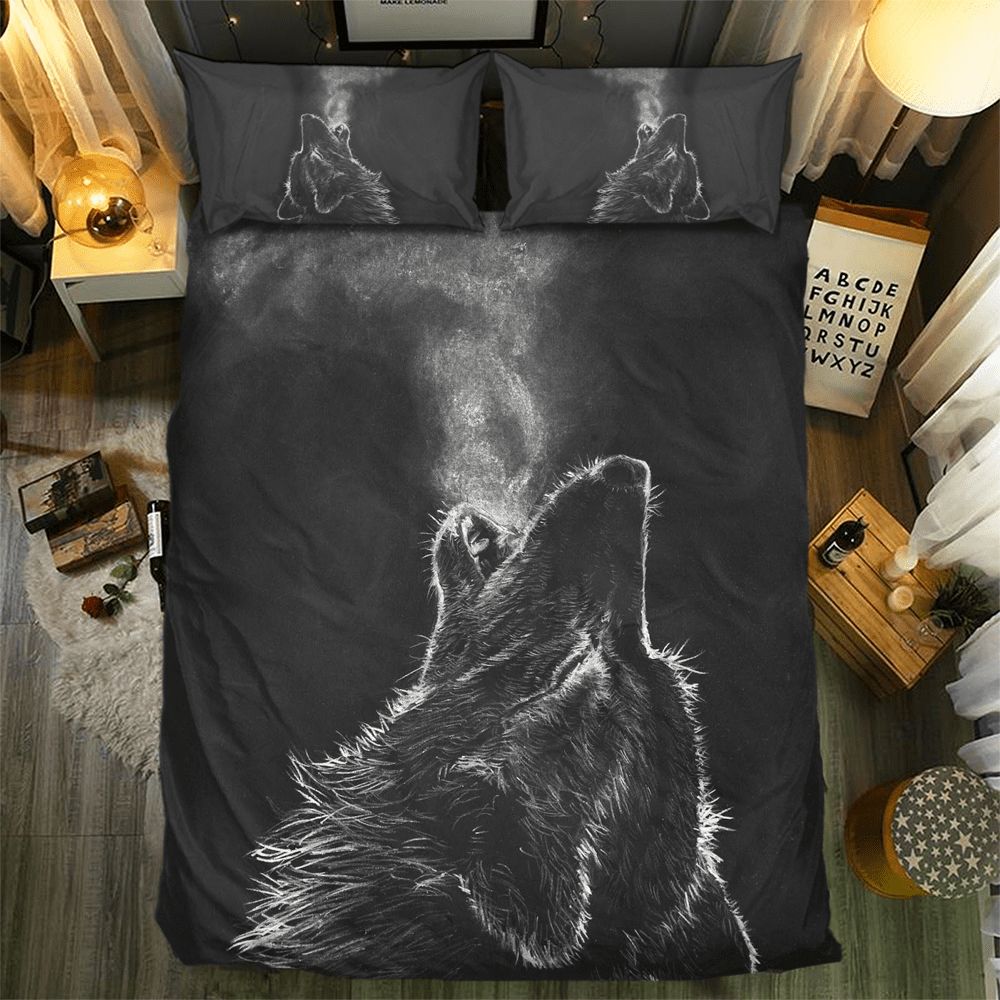 Wolf Collection 0905073D Customized Duvet Cover Bedding Sets