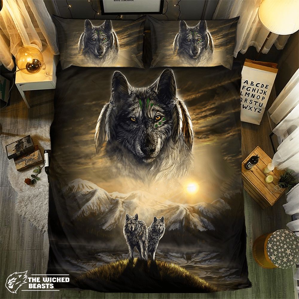 Wolf Collection 0906123D Customized Duvet Cover Bedding Sets