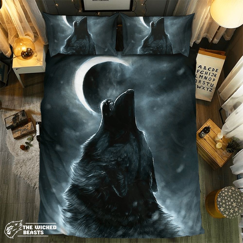 Wolf Collection 0906133D Customized Duvet Cover Bedding Sets