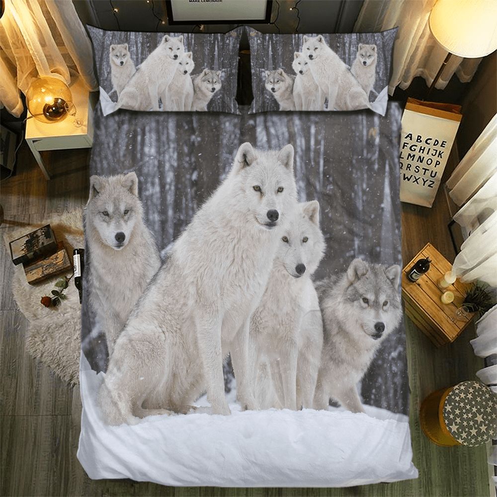 Wolf Collection 0906173D Customized Duvet Cover Bedding Sets