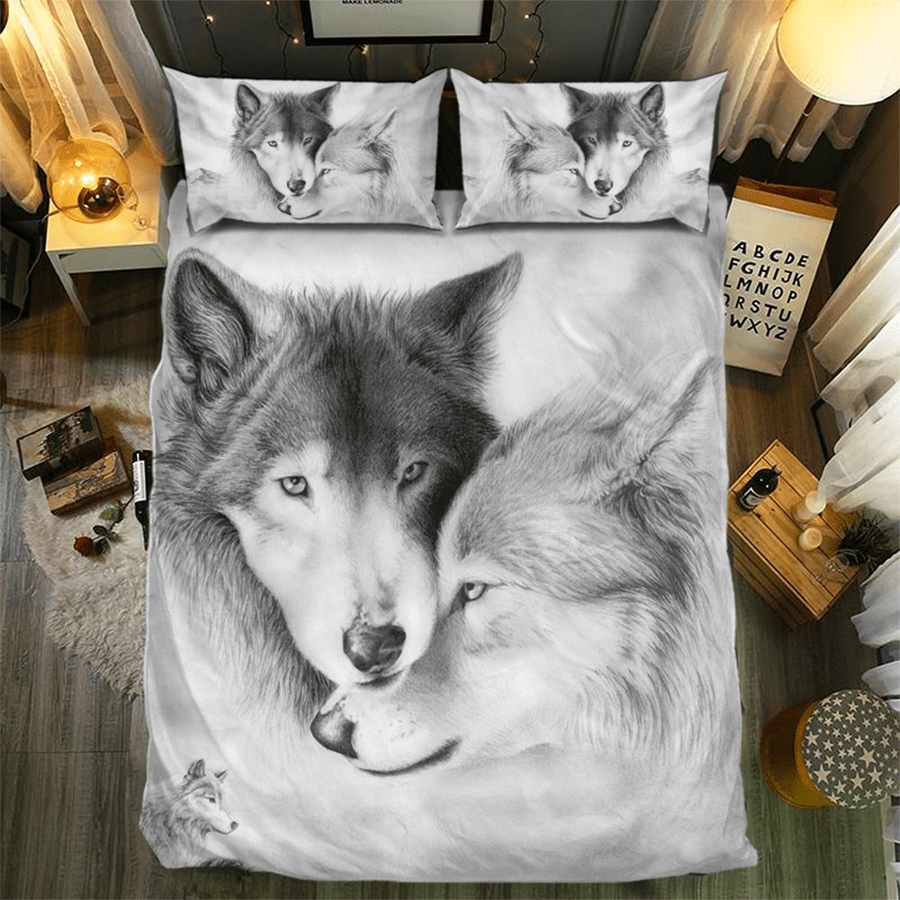 Wolf Collection 0906193D Customized Duvet Cover Bedding Sets