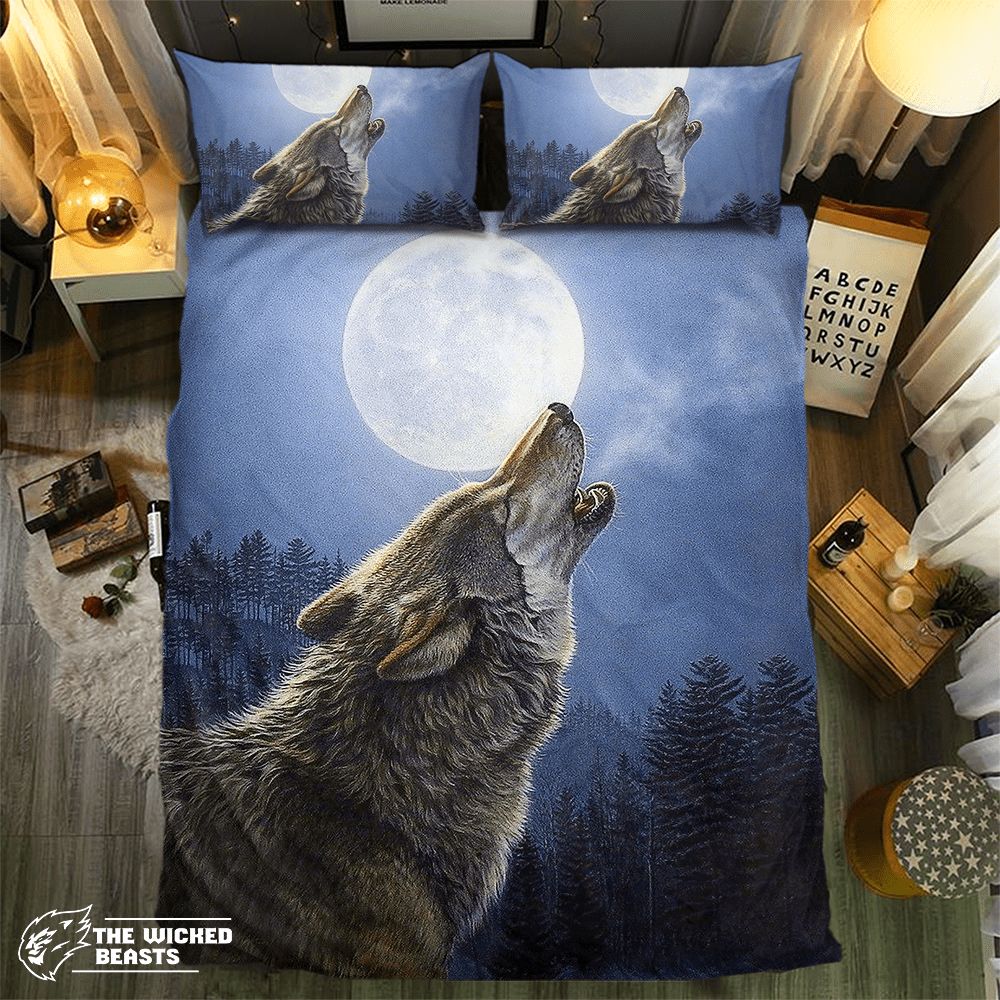 Wolf Collection 090683D Customized Duvet Cover Bedding Sets
