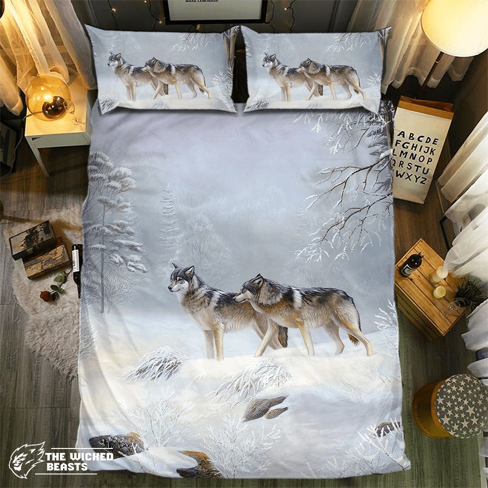 Wolf Collection 091043D Customized Duvet Cover Bedding Sets