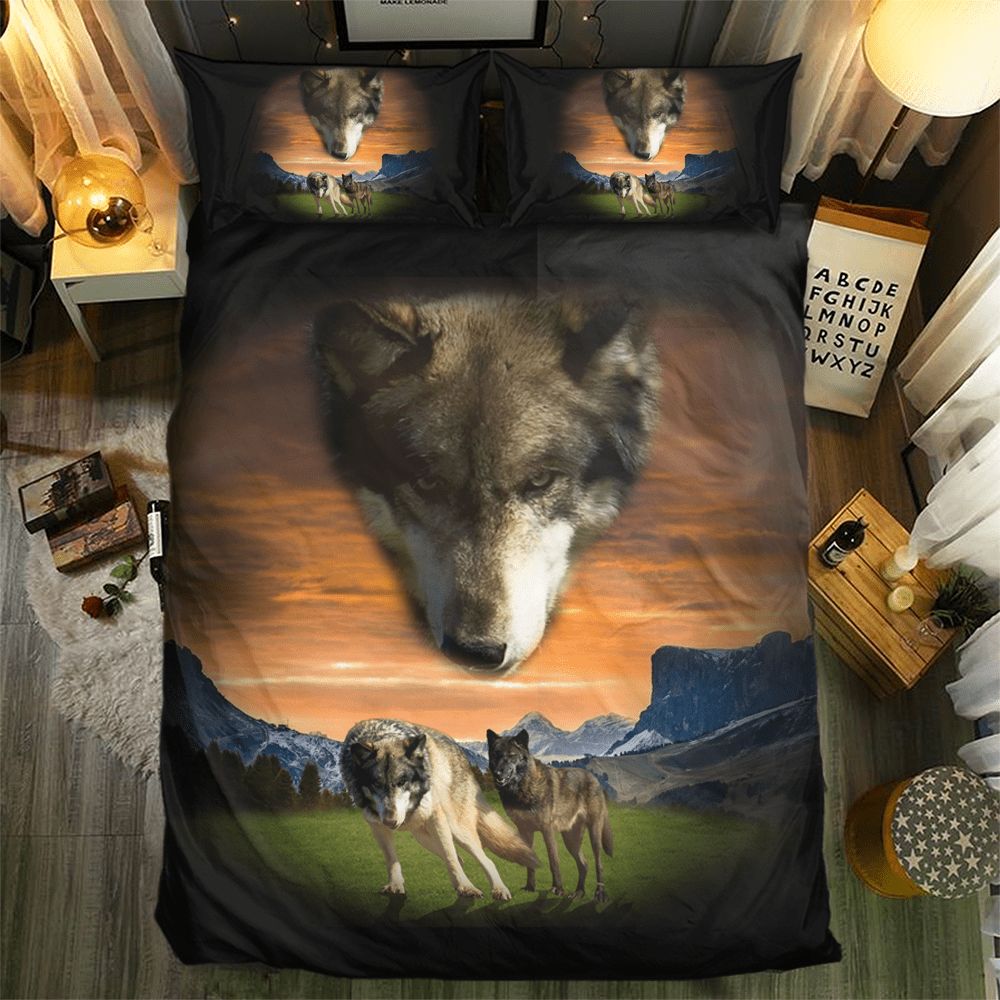 Wolf Collection 091233D Customized Duvet Cover Bedding Sets