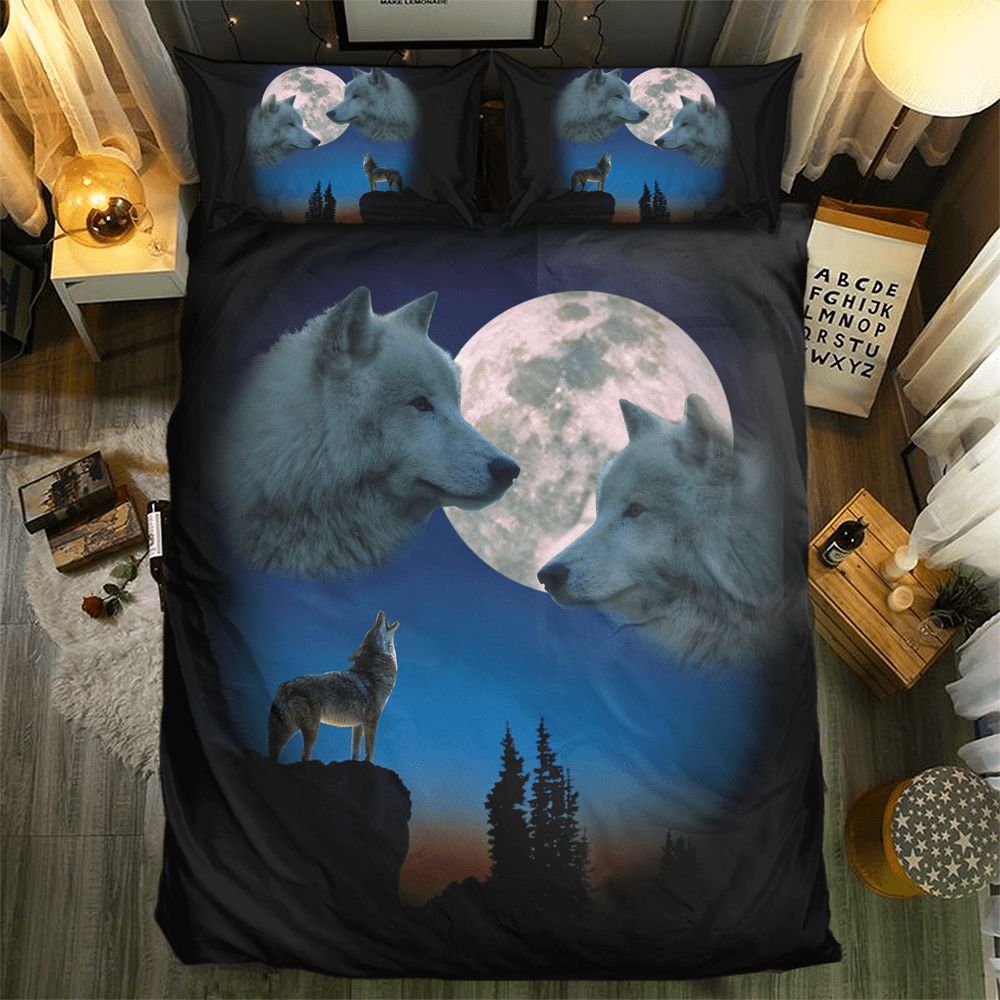 Wolf Collection 091243D Customized Duvet Cover Bedding Sets