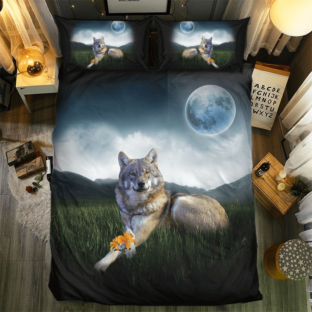 Wolf Collection 091253D Customized Duvet Cover Bedding Sets