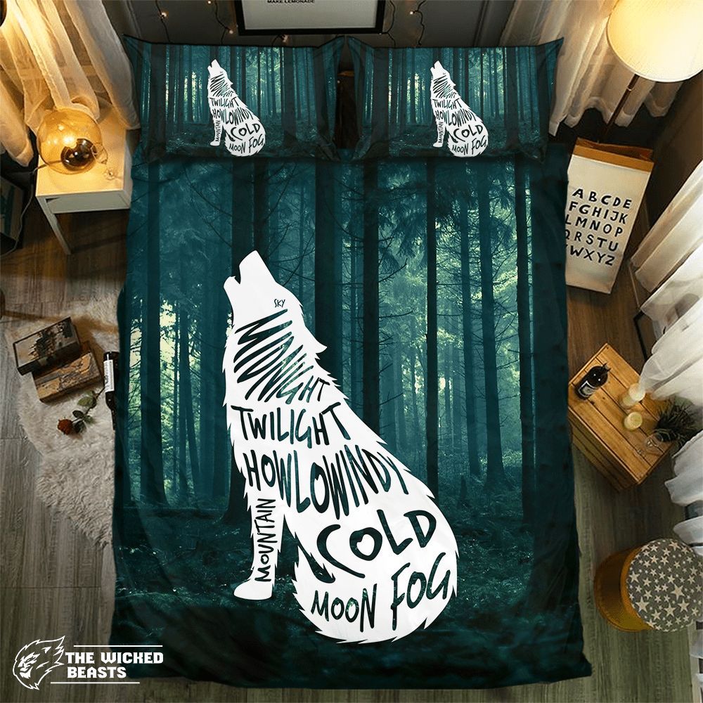 Wolf Collection 091293D Customized Duvet Cover Bedding Sets