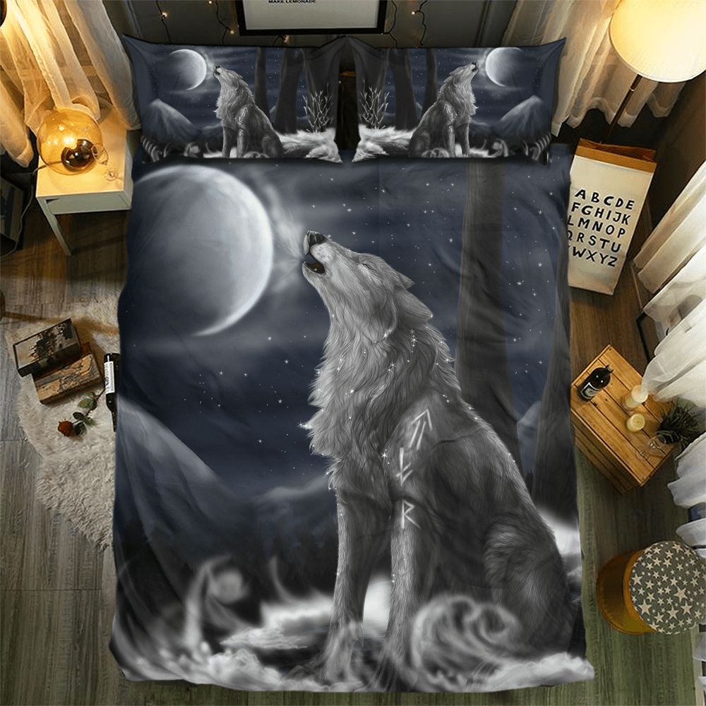 Wolf Collection 0913113D Customized Duvet Cover Bedding Sets