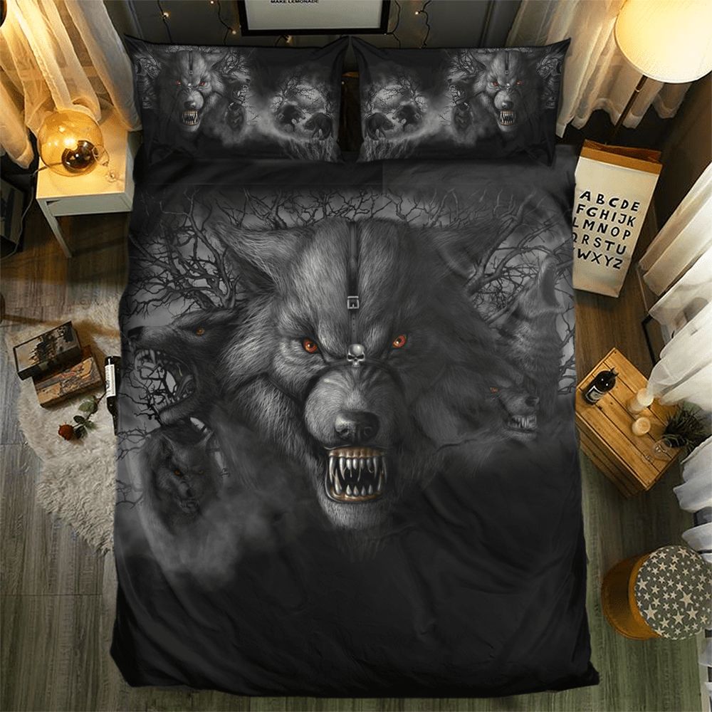 Wolf Collection 0913133D Customized Duvet Cover Bedding Sets