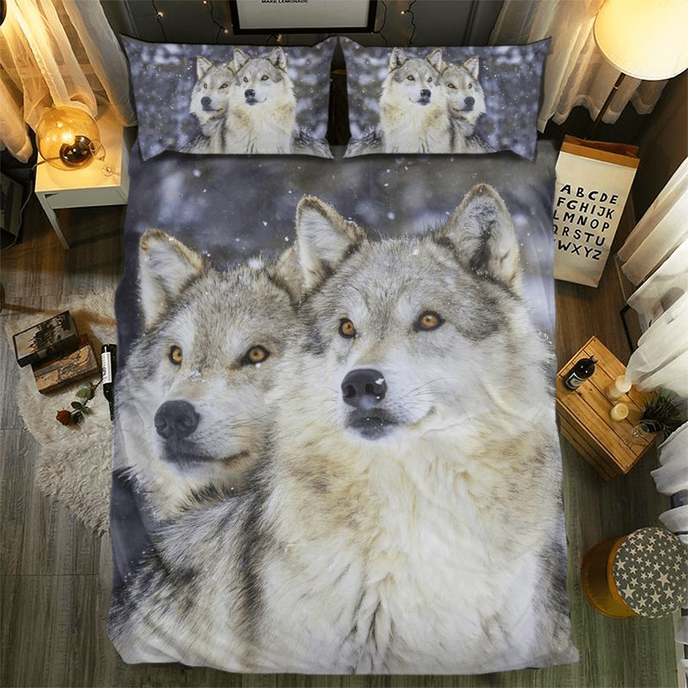 Wolf Collection 0913183D Customized Duvet Cover Bedding Sets