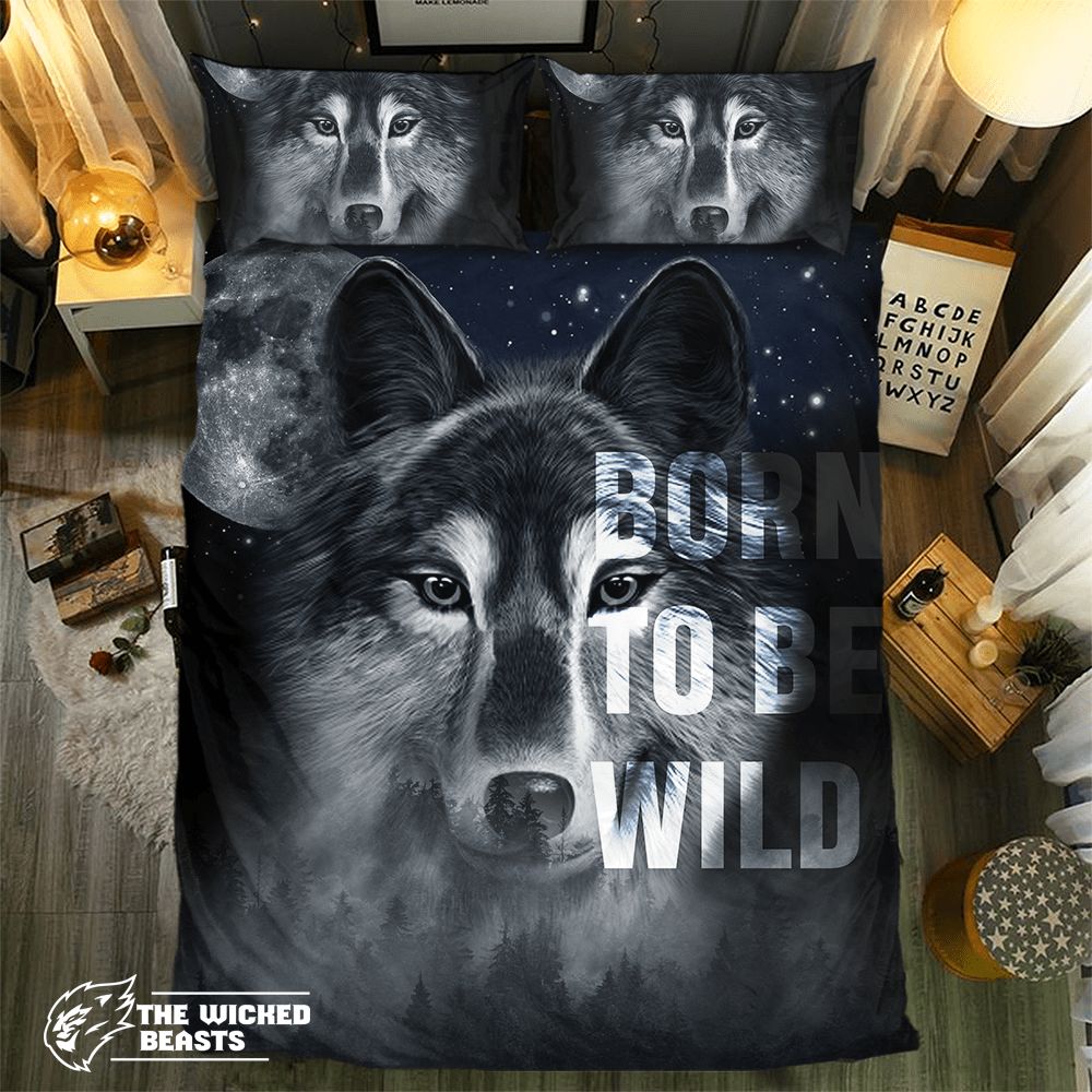 Wolf Collection 0913273D Customized Duvet Cover Bedding Sets