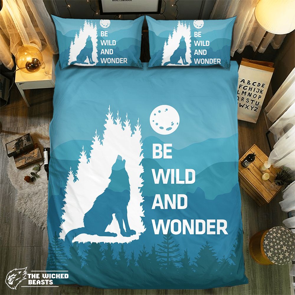 Wolf Collection 0913303D Customized Duvet Cover Bedding Sets