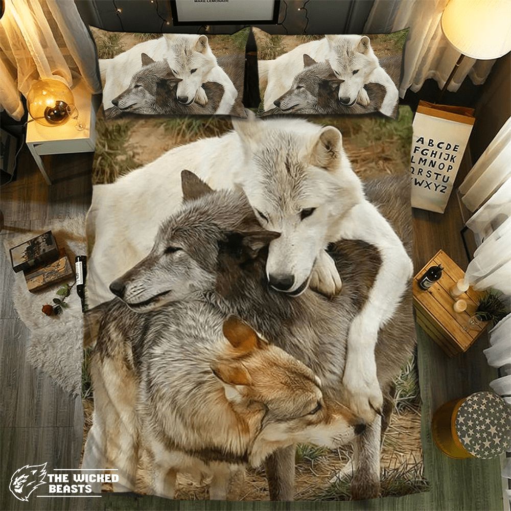 Wolf Collection 0913373D Customized Duvet Cover Bedding Sets