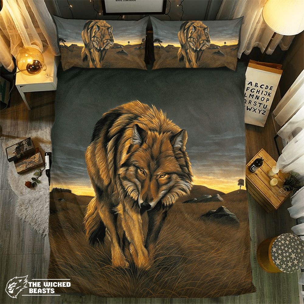 Wolf Collection 0913383D Customized Duvet Cover Bedding Sets