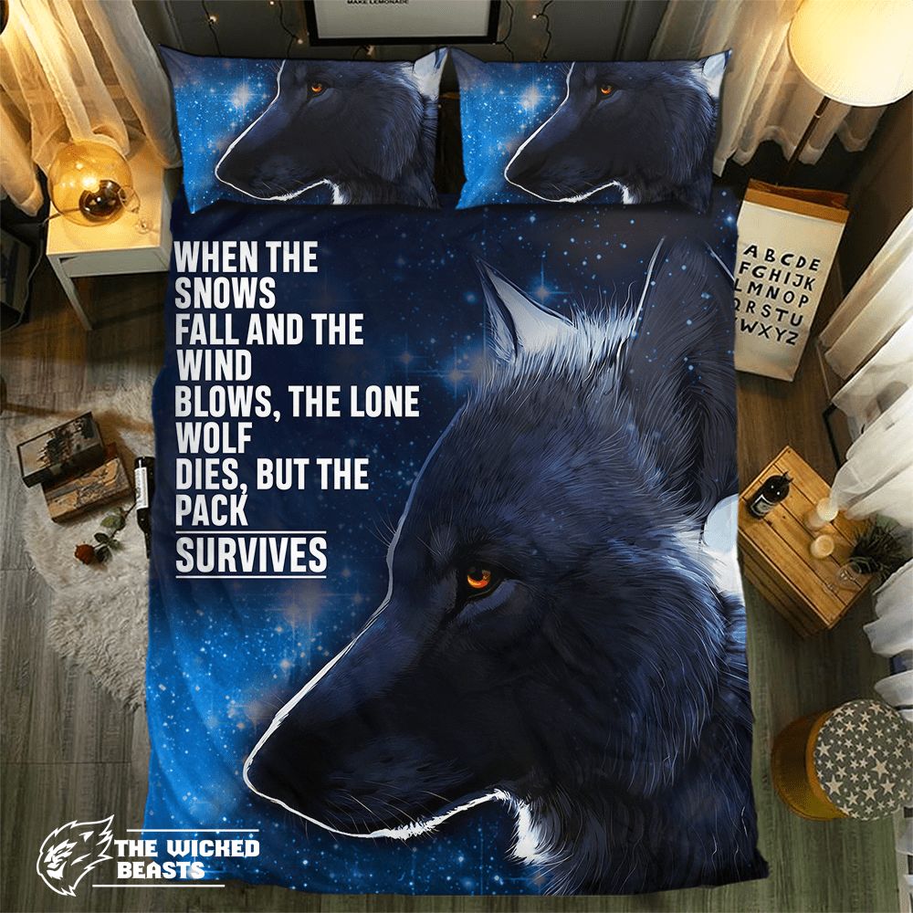 Wolf Collection 0914103D Customized Duvet Cover Bedding Sets