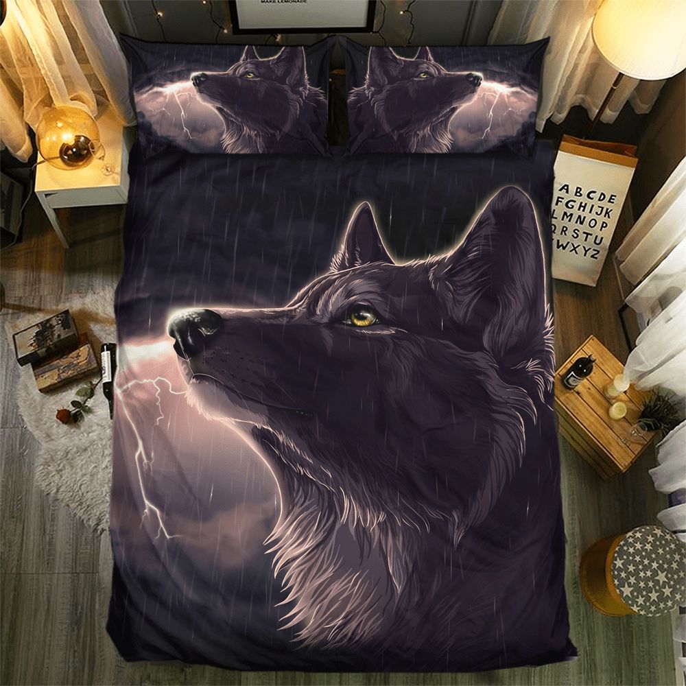 Wolf Collection 0914223D Customized Duvet Cover Bedding Sets