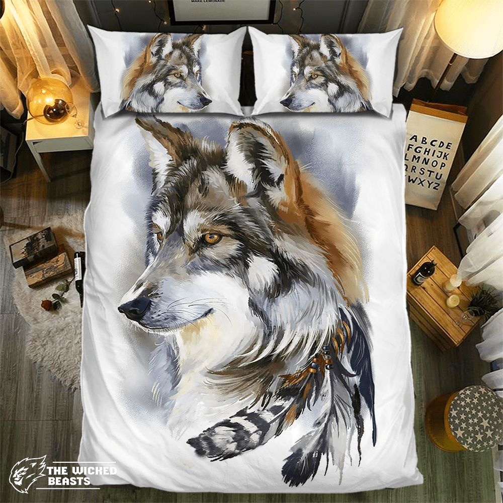 Wolf Collection 0914273D Customized Duvet Cover Bedding Sets