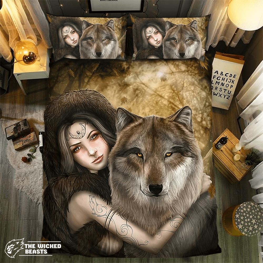 Wolf Collection 0914283D Customized Duvet Cover Bedding Sets