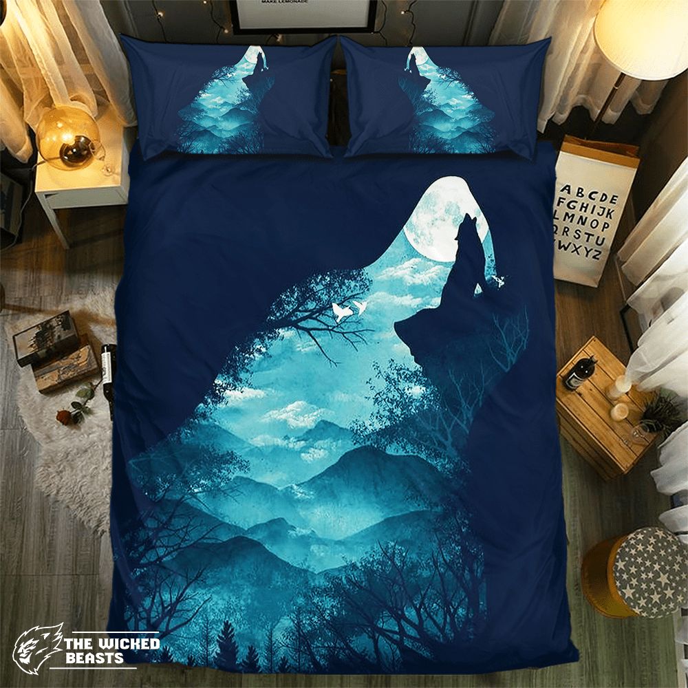 Wolf Collection 0914293D Customized Duvet Cover Bedding Sets