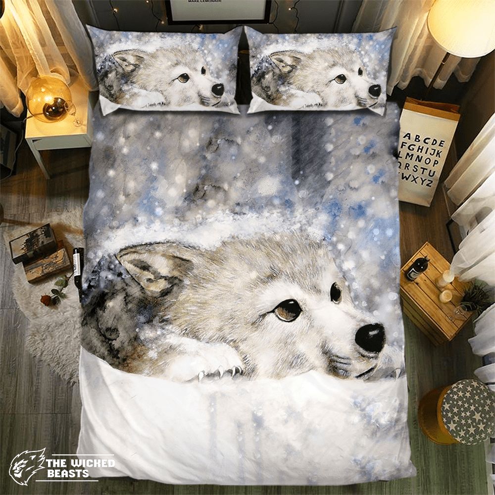 Wolf Collection 0914333D Customized Duvet Cover Bedding Sets