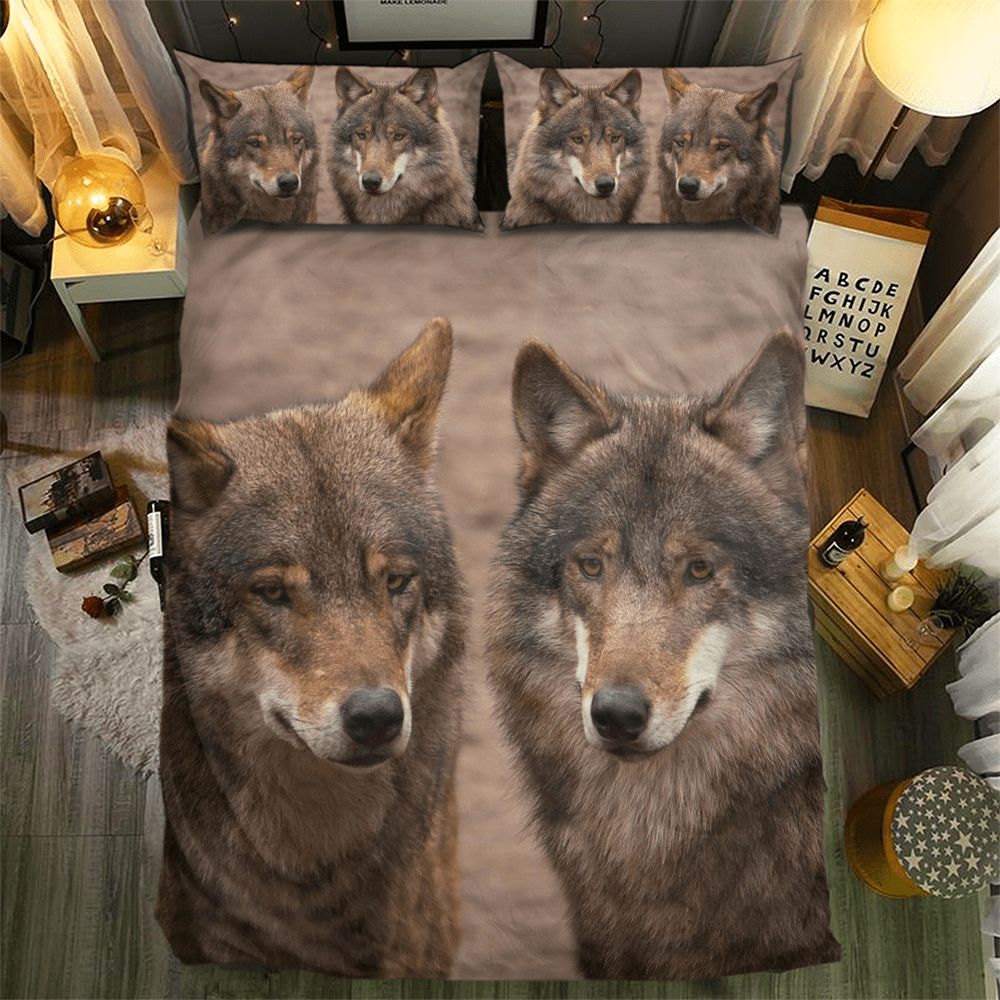 Wolf Collection 091433D Customized Duvet Cover Bedding Sets