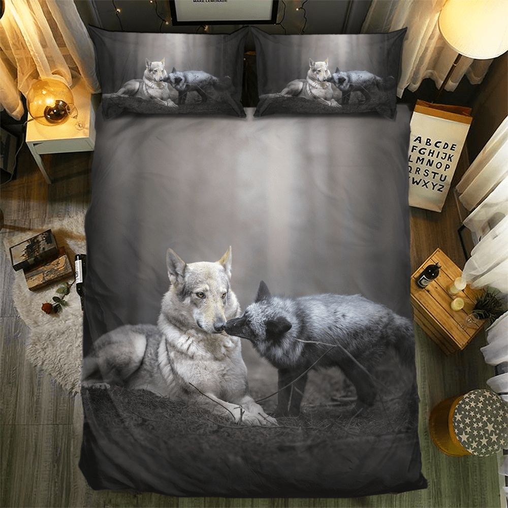 Wolf Collection 0914373D Customized Duvet Cover Bedding Sets