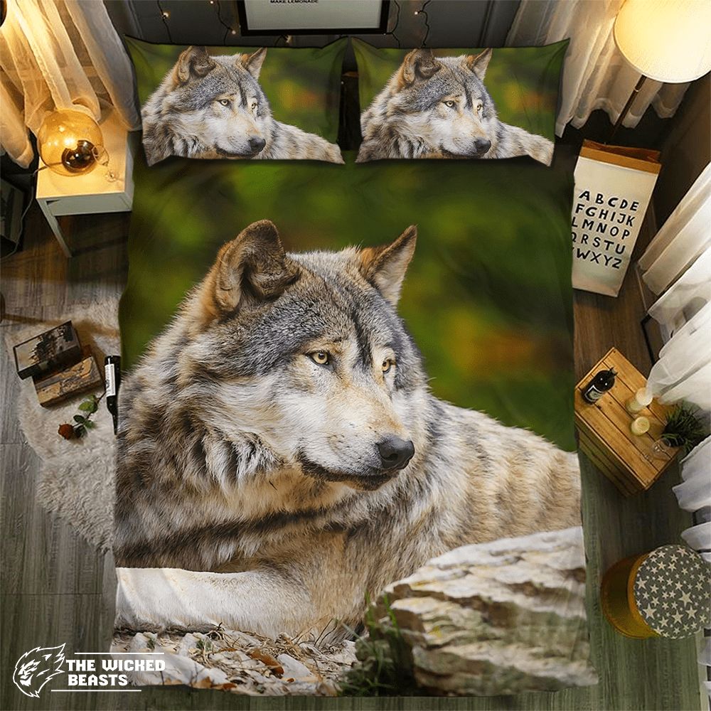 Wolf Collection 091543D Customized Duvet Cover Bedding Sets