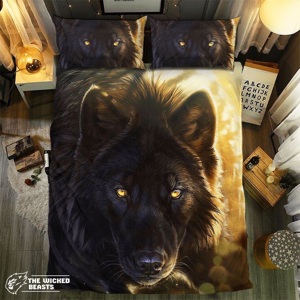 Wolf Collection 091553D Customized Duvet Cover Bedding Sets