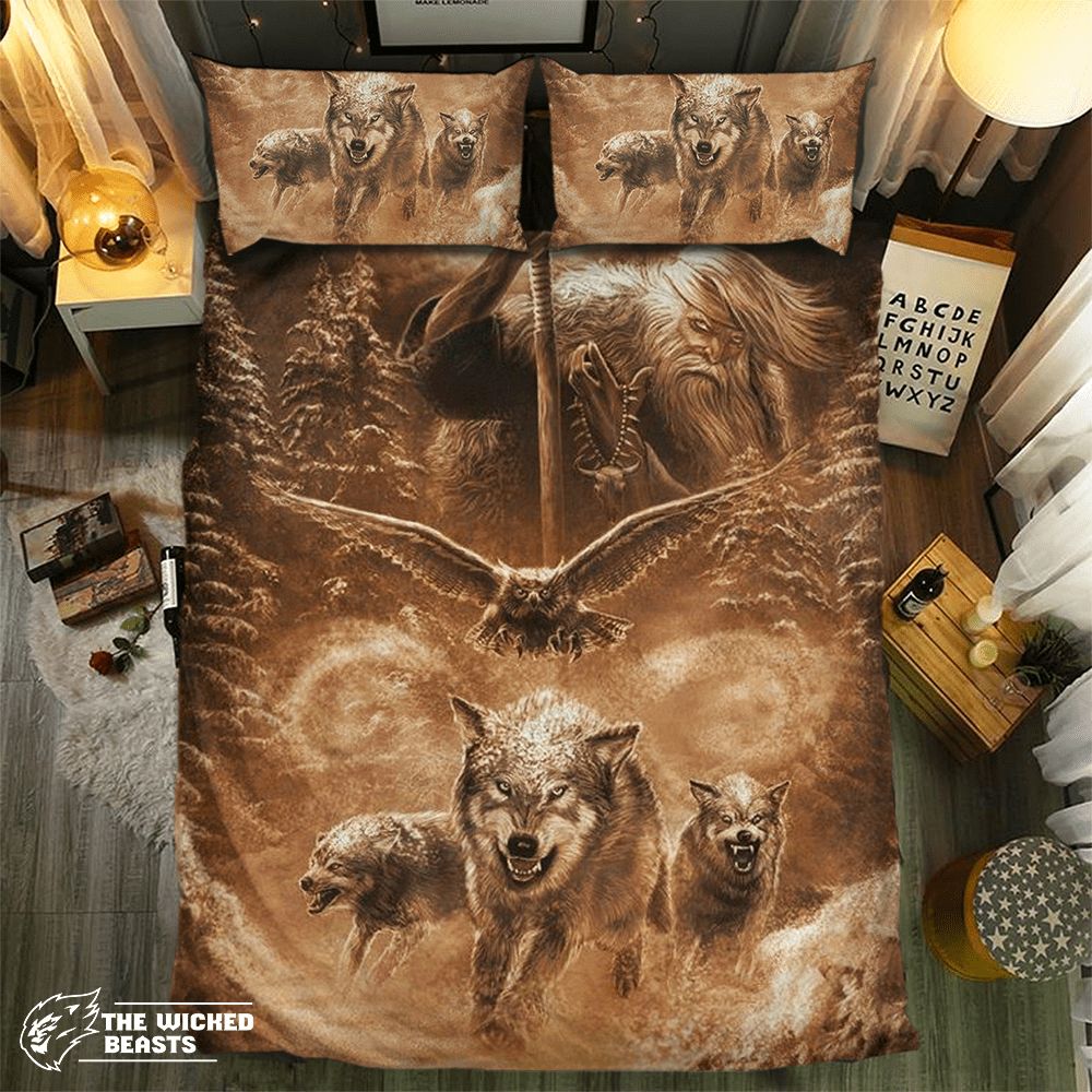 Wolf Collection 0917153D Customized Duvet Cover Bedding Sets