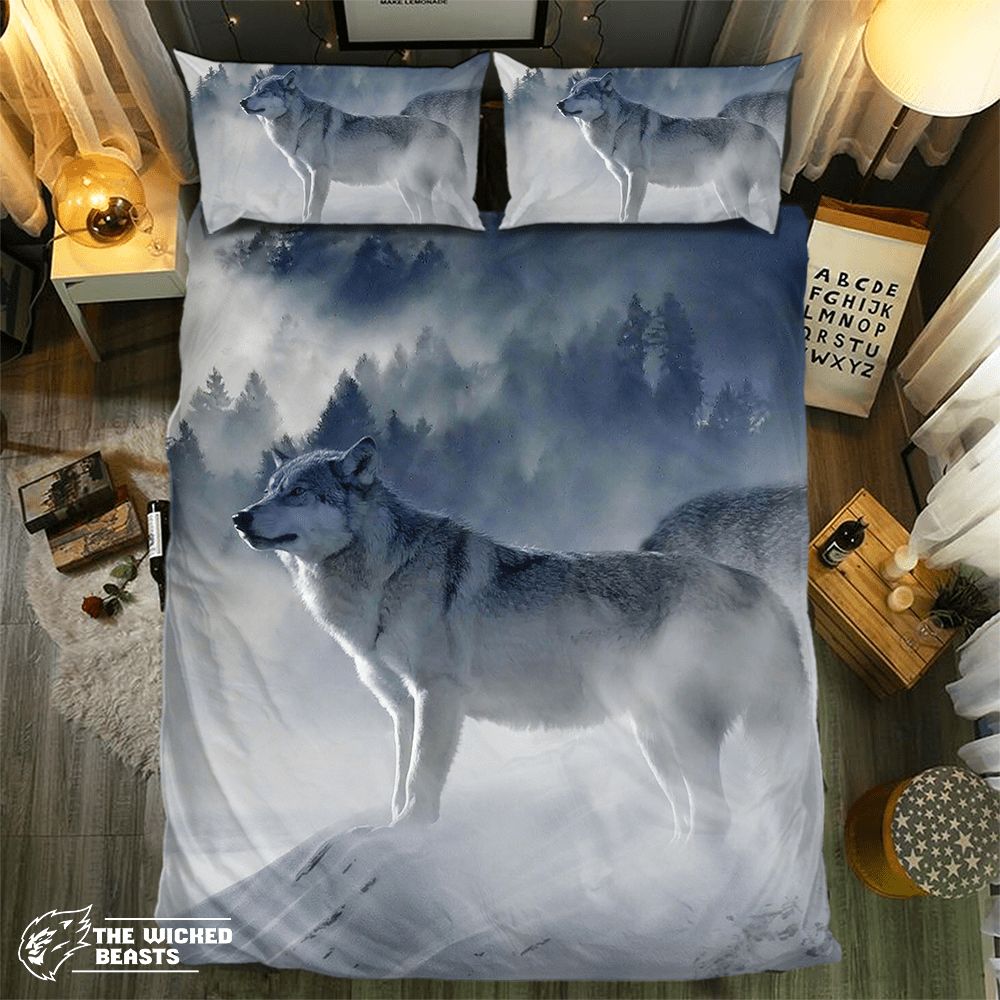 Wolf Collection 0918113D Customized Duvet Cover Bedding Sets