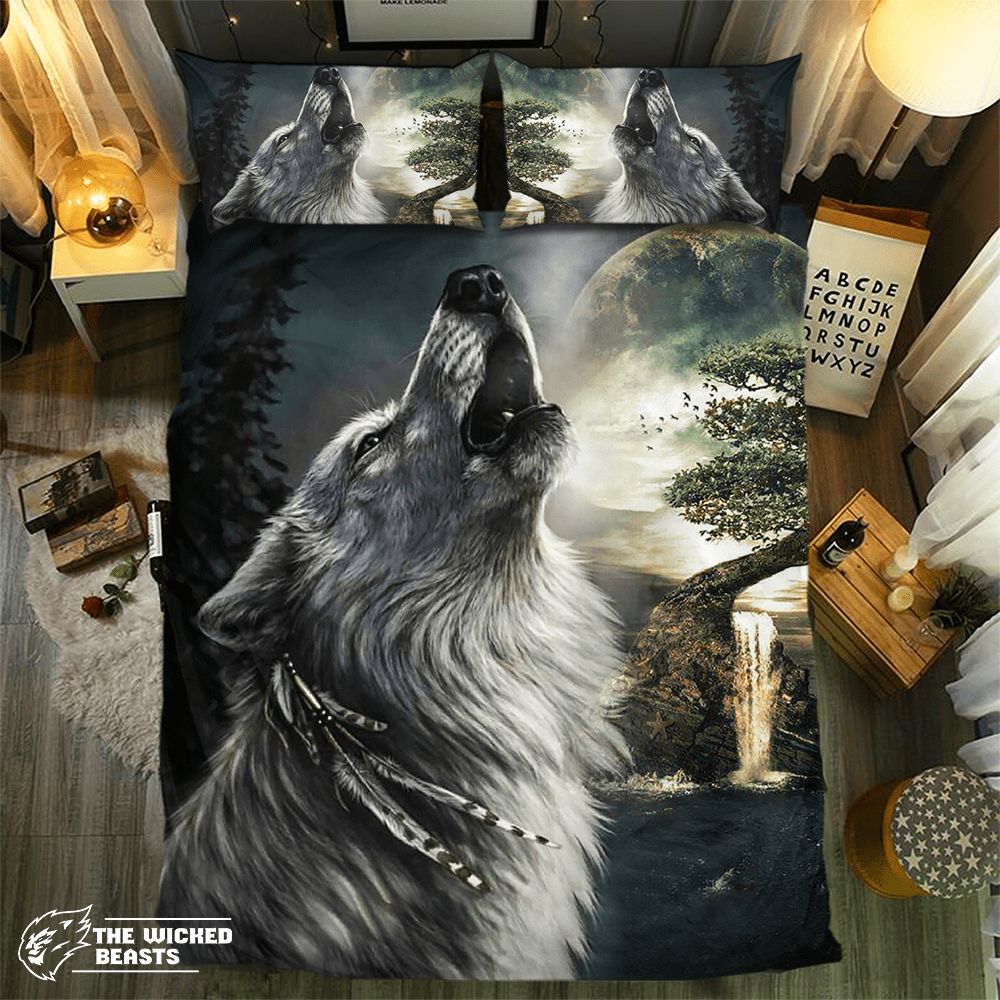 Wolf Collection 0919103D Customized Duvet Cover Bedding Sets