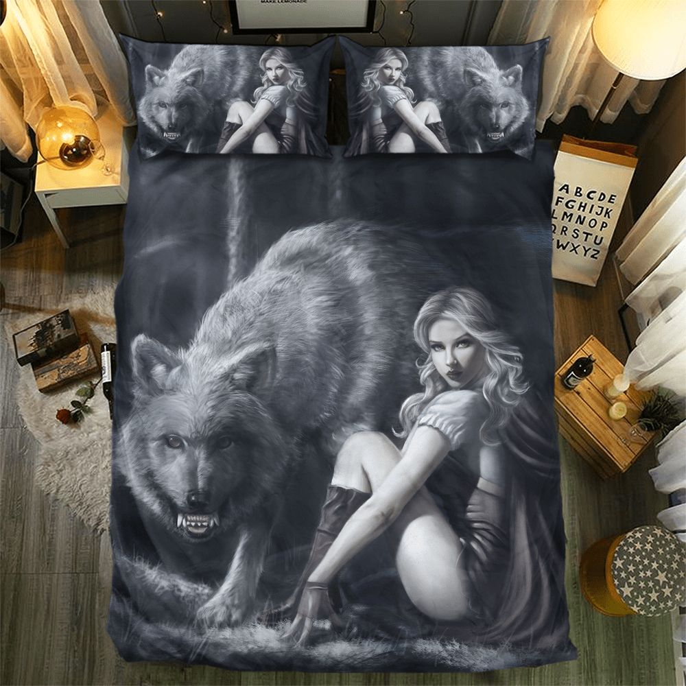 Wolf Collection 091973D Customized Duvet Cover Bedding Sets